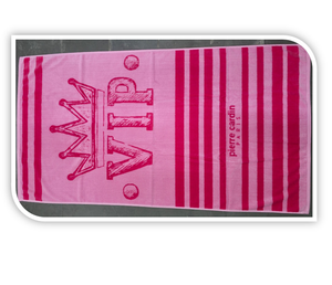 Toalla de Playa de Lujo 100% Algodón Teñido en Hilo, Jacquard, Velour, Tejido de Rizo Grueso, Alta Absorción, para Hotel, Spa e Industria - Product Image 4