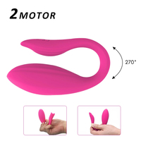 Fernbedienung Weiblicher tragbarer Masturbation vibrator Vaginaler Klitoris stimulator G-Punkt U-förmiger Höschen vibrator für Frauen paare