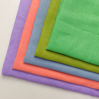 Nouveau tissu en coton lin pas cher stock 110gsm 80% ramie 20% coton mélangé ramie coton tissu