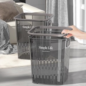 Household High Quality Transparent Thickened Office <strong>Trash</strong> Can Kitchen Living Room Toilet <strong>Trash</strong> Can - Product Image 4