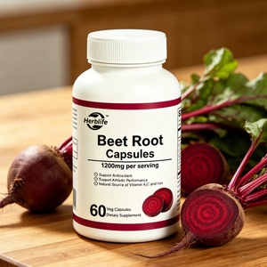 Cápsulas de Remolacha Roja con Extracto Natural, Suplemento Dietético Herbal, Cápsulas de Raíz de Remolacha Orgánica, Venta al Por Mayor de Fábrica China OEM/ODM - Product Image 3
