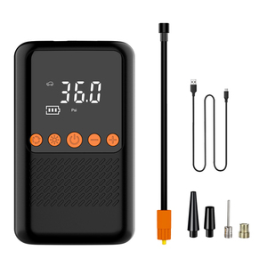 Kompresor Udara <span class=keywords><strong>Mini</strong></span> Portabel Tanpa Kabel, Pengisi Ban Cepat 12V/DC dengan Layar Digital untuk Mobil Sepeda Motor Distributor - Product Image 2