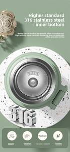 Yüksek kaliteli spor salonu kullanır paslanmaz çelik 316 büyük ağız 450/500ml açık termal spor su şişesi ile 3 kapaklar - Product Image 5