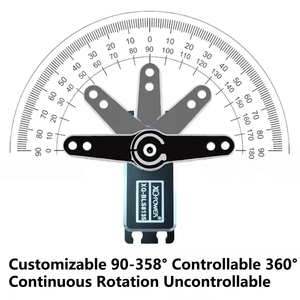 Xq-הספק 20 ק "ג 25 ק" ג 35 ק "ג מומנט גבוה מנוע סרוו מתכת סרק עבור סירה מטוס Rc תעשייתי <span class=keywords><strong>diy</strong></span> חלק - Product Image 3