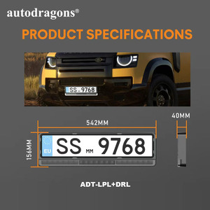 Feu de plaque d'immatriculation LED 60W 6320LM à faisceau haut/bas avec faisceau de conduite et de positionnement DRL, étanche IP68, conforme aux normes R149 ECE R10 - Product Image 5