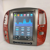Autoradio 12,1 pouces, écran tactile Android, navigation GPS, autoradio, lecteur DVD pour Toyota Landcruiser LC100 2005-2007