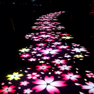 Proyector LED Gobo con diapositivas de vidrio personalizadas para proyección de logotipos y patrones decorativos - Product Image 1