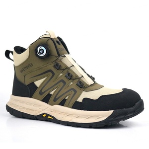Chaussures de sécurité sportives personnalisables en gros, directement de l'usine, légères, antidérapantes, avec semelle extérieure en caoutchouc Flyknitting - Product Image 3