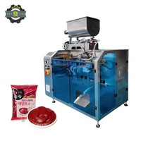Machine d'emballage automatique pour le remplissage et la fermeture de liquides, type ensacheuse pour la confiture, la sauce chili et la mayonnaise