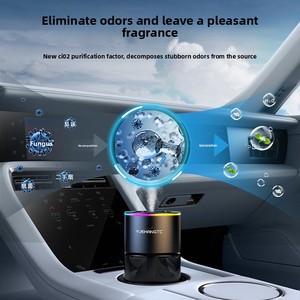 Nouveau parfum de voiture haut de gamme en verre 180ml avec élimination des odeurs, élimination du formaldéhyde, rafraîchissant et décoration aromathérapie ciel étoilé - Product Image 4