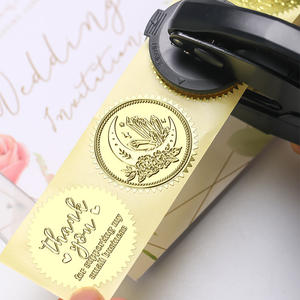 Machine à embosser de bureau robuste en acier personnalisée pour usage professionnel avec impression de logo sur mesure et scellage de livres - Product Image 4