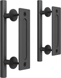 12 "fienile superficie montata porta maniglia maniglia del cancello tirare per porte scorrevoli del fienile di alta qualità maniglia della porta