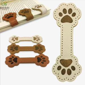 Hot Sale Retro Leather Planner Accessory <strong>Hook</strong> <strong>Loop</strong> Tapes Magnetic Paper Clip Bookmark Double Sided Adhesive for Office School - Product Image 1