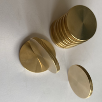 Pièces de monnaie vierges en laiton massif, rondes, personnalisables en usine, vente en gros, 30mm 40mm 50mm