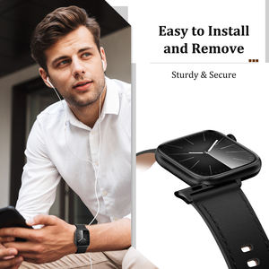 Compatible con <span class=keywords><strong>Apple</strong></span> <span class=keywords><strong>Watch</strong></span> Bands 42 38mm, correa de cuero genuino de grano superior para IWatch Ultra Series 10 9 8 7 <span class=keywords><strong>6</strong></span> 5 4 3 2 1 <span class=keywords><strong>SE</strong></span> - Product Image 5