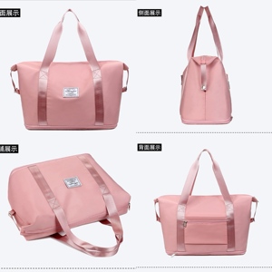 Bolsa de <span class=keywords><strong>Viaje</strong></span> Ligera de Tela Oxford Personalizada para Mujer, Bolsa de <span class=keywords><strong>Viaje</strong></span> Portátil de Gran Capacidad para Viajes Cortos y Fitness - Product Image 3