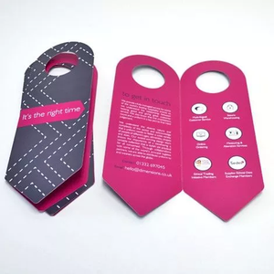 Carte de service d'impression personnalisée pour cintre de porte Papier enduit ne <span class=keywords><strong>pas</strong></span> déranger cintre de porte signe Noë<span class=keywords><strong>l</strong></span> cintre de bouton de porte - Product Image 3