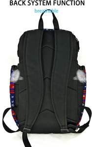 Échantillon gratuit Vente en gros Sac à dos de gymnastique ballon personnalisé de grande capacité étanche pour le football - Product Image 2