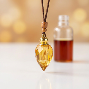 Colgante de cristal de cuarzo blanco natural transparente con forma de gota de agua azul, energía natural, venta al por mayor - Product Image 4