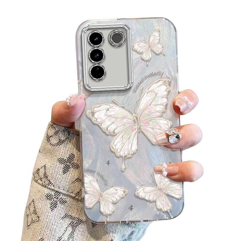 JIENI Cover per Vivo Y70 Custodia + Vetro Temperato