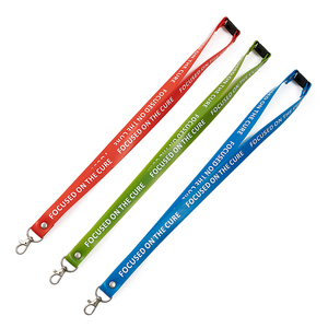 OEM Multi Color Badge Holder Neck Strap PVC Screen Printed <b>Lanyards</b> Customizable Logo - Product Image 1