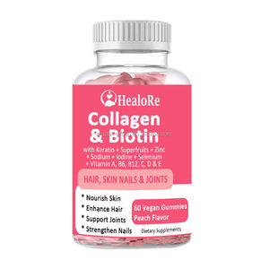 מותג פרטי אורגני גומי קולגן טבעוני תוספי חומצת אמינו גומי טיפוח העור גומי - Product Image 3