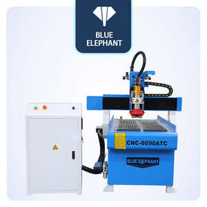 เครื่องแกะสลักไม้ CNC รุ่น China Mini 4 แกน 3 มิติ 6090 พร้อมหัวหมุนด้านข้าง ราคาสำหรับเยอรมนี ฝรั่งเศส รัสเซีย อิสราเอล ในเม็กซิโก - Product Image 5