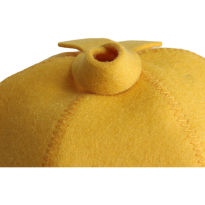 หมวกซาวน่าขน100% ฉนวนกันความร้อนแบบนิ่มหมวกซาวน่าขนสัตว์สำหรับผู้ใหญ่ผู้ชายและผู้หญิงอุปกรณ์สปาป้องกันศีรษะหมวกซาวน่า - Product Image 4