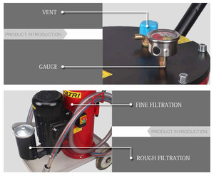 Depuratore d'Olio da 30L 50L/Macchina per la Raffinazione dell'Olio/Sistema di Filtraggio dell'Olio Centrifugo per Motori - Product Image 5