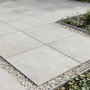 Dalles de pavage extérieures en porcelaine de 20 mm d'épaisseur, couleur gris pierre, qualité commerciale robuste, pour jardin et parking - Product Image 5