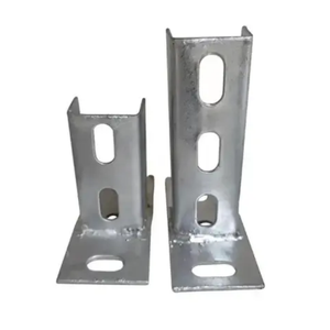 Fixations solaires en acier au carbone OEM ODM, accessoires photovoltaïques, accessoires solaires, support d'angle en acier galvanisé - Product Image 1