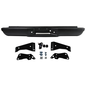 Parachoques trasero negro para Chevy Silverado Sierra C/K 1500 2500 Fleetside 88-00 - Product Image 1
