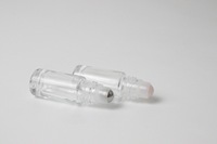 Vente en gros de flacons à bille en verre givré de 5 ml, pulvérisateurs à pompe, impression sérigraphique, huile essentielle, soin de la peau, sérum, crème, faux cils
