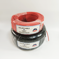 Câble solaire photovoltaïque double cœur de haute qualité 2,5 mm-10 mm Fabrication bon marché Conducteur en cuivre étamé Isolation XLPO