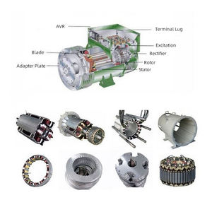 공장 가격 15kw 20kw 50kw 100kw 200kw 브러시형 교류 발전기 발전기 풀리 포함 발전기 가격 - Product Image 2