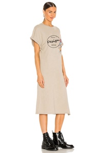 Jl0601a Bán Buôn Chất Lượng Cao Mềm Cotton T Áo Sơ Mi Váy Của Phụ Nữ Màn Hình In Ấn T-Shirts Ăn Mặc Đồng Bằng Dài T Áo Sơ Mi Cho Phụ Nữ - Product Image 2