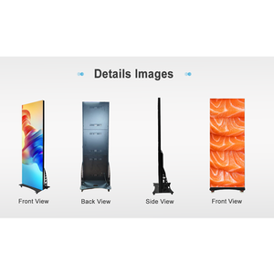 Kinda Gob P1.2 P1.5 P1.8 P2.5 Indoor Opvouwbare <span class=keywords><strong>Led</strong></span> Poster Scherm Draagbare Digitale Banner <span class=keywords><strong>Led</strong></span> Videomuur Voor Winkel - Product Image 2