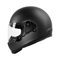 Casque de moto intégral, FR-1 DOT/ECE approuvé rétro casques de sécurité de course de moto avec visière transparente pour adultes femmes hommes