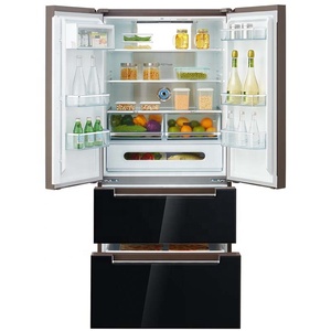 ตู้เย็นแบบประตูฝรั่งเศสสีดำแบบเคียงข้างกัน - Product Image 1