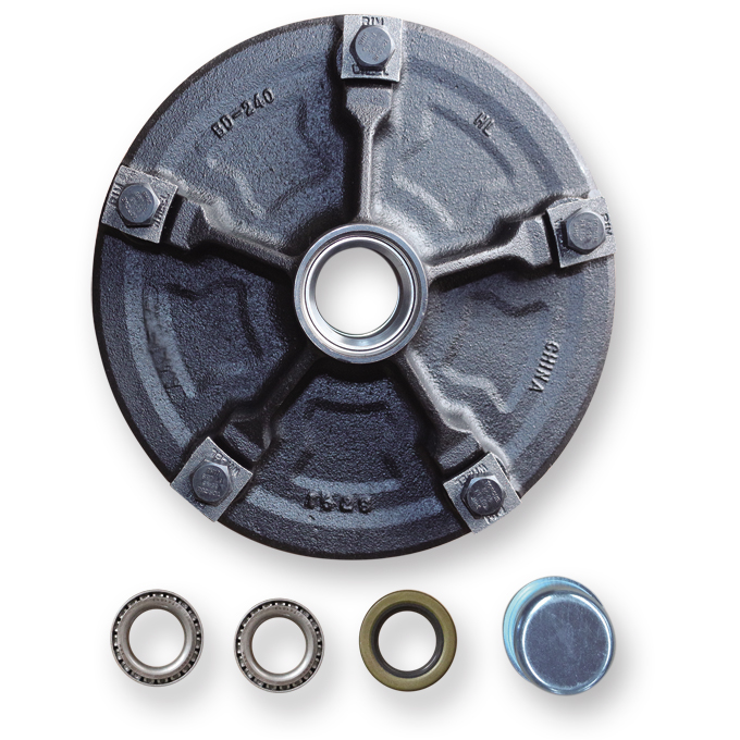 Передвижной дом 6000 фунтов 5 спицевых хозяйственных осей Электрический тормозной втулка барабан