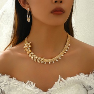 Old Fashioned Zircon Old 17k Indian Ladies Antique Dubai Brazilian Gold Plated <strong>Jewellery</strong> <strong>Sets</strong> <strong>for</strong> <strong>Women</strong> High Quality - Product Image 4