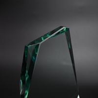 Multi Styles Sublimation Jade Glass Awards Crystal Glass Trophy Plate Blank for Printing Photo Frame Crafts & Gifts Custom
