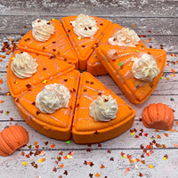 Pabrik Grosir OEM Label Pribadi Sabun Mandi Bentuk Pizza Kue Berwarna-warni Buatan Tangan, Dapat Dicuci, Cetak Sablon Sutra