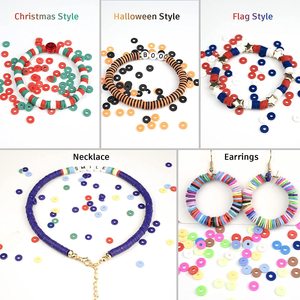 Diy Jewelry Making <b>Kit</b> 6000pcs Colorful Beads With Tools For Kids Craft Supplies Polymer Clay Beading Set - Product Image 5