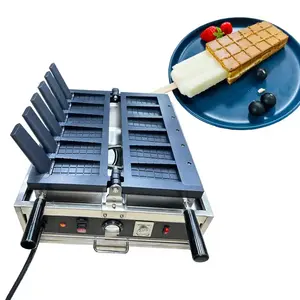 Double Flat Mini Electric Waffle maker/waffer biscuits machine Electric Round Griddle for Individual Home Children Cake Baking