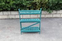 Serre de jardin Stockage Pot de fleurs en bois Support à 3 niveaux Étagère pliante Présentoir