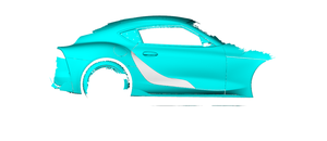 Guardabarros JCSPORTLINE de fibra de carbono puro para <span class=keywords><strong>Toyota</strong></span> <span class=keywords><strong>Supra</strong></span> A90 2019-2021 - Product Image 3