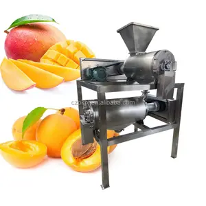 과일 및 야채 구타 기계 자동 망고 펄프 만들기 기계 사과 잼 펄프 장비