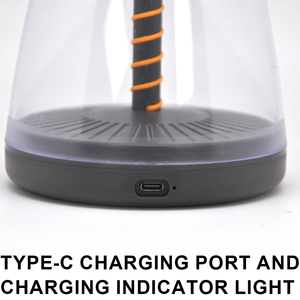 Có thể sạc lại mộc mạc <span class=keywords><strong>LED</strong></span> ánh sáng ban đêm xoắn ốc COB Wick trung Loại-C sạc cổng xách tay treo môi trường xung quanh cho phòng Ngủ Cắm Trại - Product Image 4