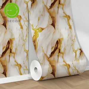 UDK Selbstklebende Marmorfolie für Innenwände 120cm X 300cm Glänzende PET-Aluminium-Rückseite - Product Image 3